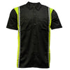 Milwaukee Motorcycle Clothing Co. Men’s Blk/Green Mechanic Work Shirt – w / Reflective Strip, Rider‑Built MDM11611