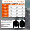 Milwaukee Leather MPM1792 Men's Black and High-Viz Green CE Armored Textile Motorcycle Jacket- All Season Biker Jacket