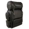 Milwaukee Leather SH680 Large Black Textile Motorcycle Sissy Bar Travel Bag