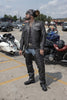 Milwaukee Leather MLM1506 Men's Black Premium Leather Motorcycle Jacket w/ Utility Pockets Cool-Tec Leather Treatement