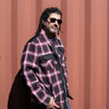 Milwaukee Leather MPM1637 Men's Plaid Mechanic Long Sleeve Flannel Biker Shirt