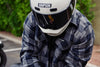 Hot Leathers FLM2001 Men's Black and Gray Long Sleeve Flannel Shirt