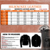 Milwaukee Leather LKL2737 Women's Black Premium Leather Motorcycle Biker Racer Style Scuba Jacket w/ Hoodie