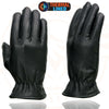 Milwaukee Leather MG7715 Women's Black Leather Thermal Lined Motorcycle Gloves w/ Cinch Wrist Closure