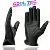 Milwaukee Leather MG7797 Women's Black Leather Motorcycle Rider Unlined Gloves w/ Cool-Tec Leather Treatement