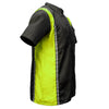 Milwaukee Motorcycle Clothing Co. Men’s Blk/Green Mechanic Work Shirt – w / Reflective Strip, Rider‑Built MDM11611