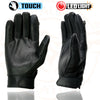 Milwaukee Leather MG7599 Men's Black Leather Motorcycle Gloves w/ i-Touch Screen and Led Finger Light