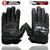 Milwaukee Leather SH298 Men's Black Perforated Leather Racing Motorcycle Gloves w/ Padded Fingers