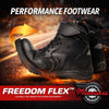MMCC Men’s Ridge Racer Sport Boots – Black Leather & 600D, Lightweight w/ Reflective Material-MBM9180