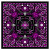 Hot Leathers BAB1071 Ladies Pink Paisley Skulls Bandana