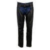 Milwaukee Leather USA MADE MLCHL5001 Women's Black Shade Premium Leather Motorcycle Chaps