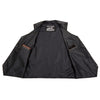 Event Leather EL1310GO Men's Classic Western Style Snap Button Black Motorcycle Riders Leather Vest