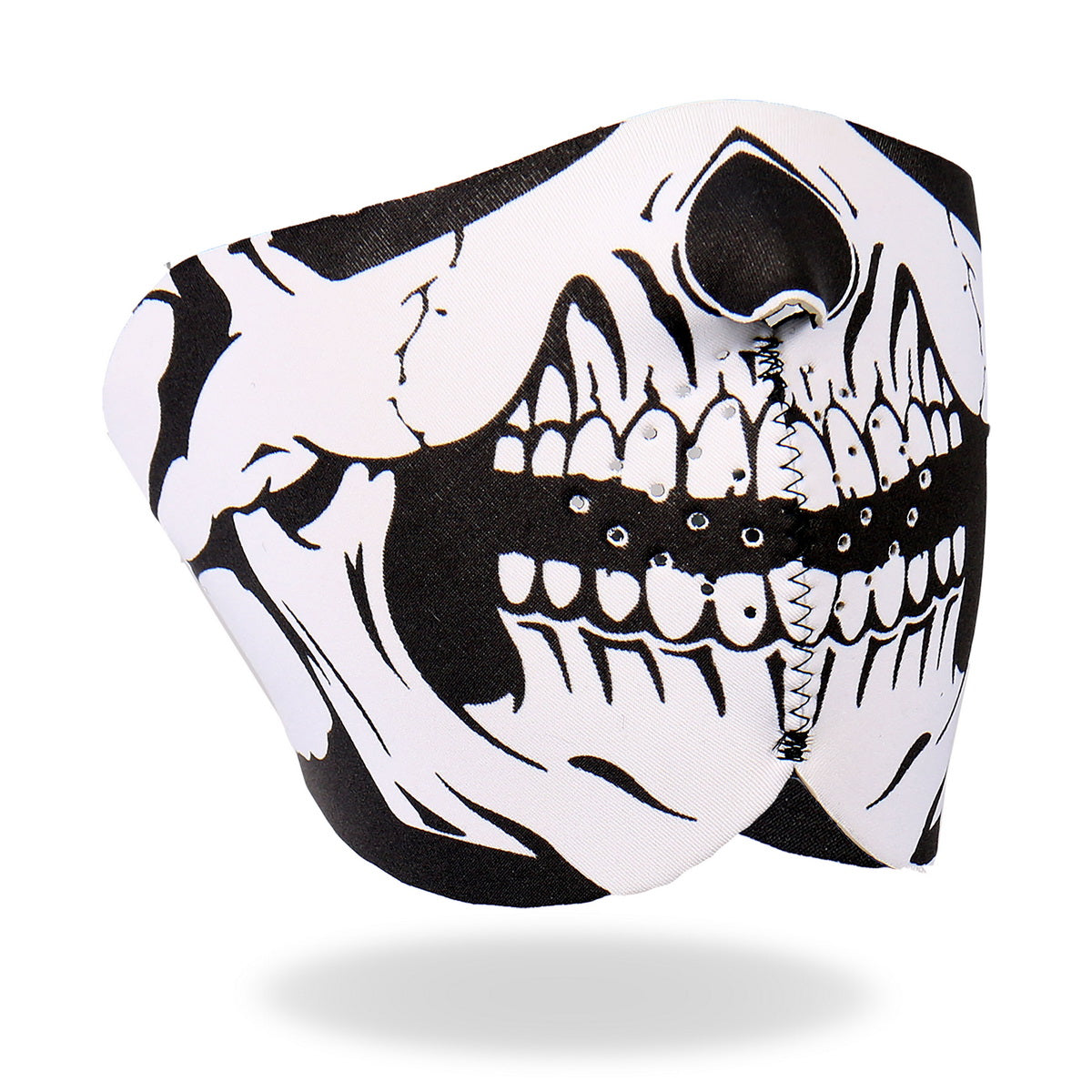 Hot Leathers FMB1002 Neoprene Skull 1/2 Face Mask