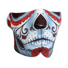 Hot Leathers FMB1005 Calavera Half Face Mask
