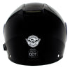 Milwaukee Helmets H7000 Glossy Black Mayday Modular Full Face Wireless Motorcycle Helmet-Stream Music-Phone Calls