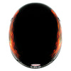 Hot Leathers HLD1006 Black Out Eagle Motorcycle DOT Approved Skull Cap Half Helmet Bikers