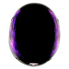 Hot Leathers HLD1007 Black Out Eagle Gloss Black Motorcycle DOT Skull Cap Half Helmet Biker