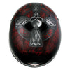 Hot Leathers HLD1008 Black Celtic Cross Motorcycle DOT Approved Skull Cap Half Helmet Biker
