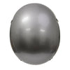 Hot Leathers HLD1050 Glossy Silver Motorcycle DOT Approved Skull Cap Half Helmet Biker