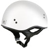Hot Leathers HLT68 The O.G. Glossy White Motorcycle Skull Cap Half DOT Approved Helmet