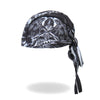 Hot Leathers HWH1072 Death Wings Headwrap