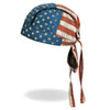 Hot Leathers HWH1088 Vintage American Flag Headwrap