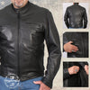 Milwaukee Leather USA MADE MLJKM5001 Men's Black Road Racer Premium Leather Motorcycle Jacket