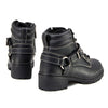 Milwaukee Motorcycle Clothing Company MB228 Paragon Leather Women's Black Motorcycle Boots