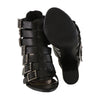 Milwaukee Leather MBL9420 Women's Black Fashion Casual Sandal with  Straps and Block Heel