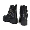 Milwaukee Leather Women's Siren Premium Black Studded Fashion Boots w/ Side Zippers MBL9446