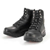 Milwaukee Leather MBM9081 Men’s Black Leather Military and Tactical Style Biker Riding Boots
