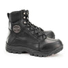 Milwaukee Leather MBM9081 Men’s Black Leather Military and Tactical Style Biker Riding Boots