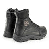 Milwaukee Leather MBM9081 Men’s Black Leather Military and Tactical Style Biker Riding Boots
