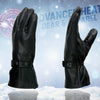 Milwaukee Leather MG7519SET Men’s Black Leather Heated Winter Gloves for Motorcycle Ski Hiking & i-Touch