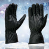 Milwaukee Leather MG7519SET Men’s Black Leather Heated Winter Gloves for Motorcycle Ski Hiking & i-Touch