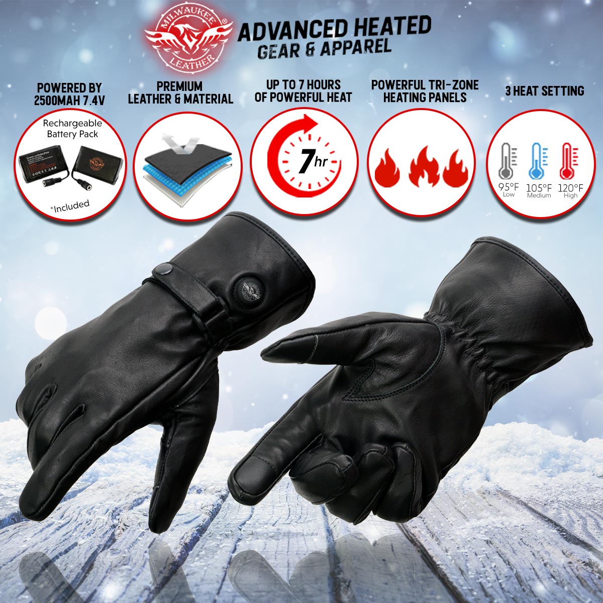 Hand Gloves Thermal Gloves Motorcycle Stay Warm And Dry With