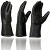 Milwaukee Leather MG7701 Women's Deer Skin Leather Insulated Gauntlet Gloves w/ i-Touch/Wiper Blade/Reflective Piping