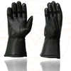 Milwaukee Leather MG7701 Women's Deer Skin Leather Insulated Gauntlet Gloves w/ i-Touch/Wiper Blade/Reflective Piping