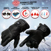 Milwaukee Leather MG7713SET Women's Heated Black Leather Winter Gloves -Wire Harness and i-Touch