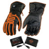 Milwaukee Leather MG7713SET Women's Heated Black Leather Winter Gloves -Wire Harness and i-Touch
