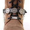 Milwaukee Leather Silver 44 MAG Medallion Boot Chain with Adjustable Strap – MLA3004
