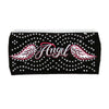 Milwaukee Leather | Bling Designed Wide Headbands-Headwraps for Women Biker Bandana with Angle Wings - MLA8002