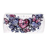 Milwaukee Leather | Bling Designed Wide Headbands-Headwraps for Women Biker Bandana with Heart Lock White - MLA8026