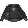 Milwaukee Leather USA MADE MLJKL5003 Women's Black Serene Clean Cut Premium Motorcycle Leather Jacket