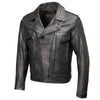 Milwaukee Leather USA MADE MLJKM5008 Men's Black Revolve Premium Leather Vented Motorcycle Jacket