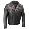 Milwaukee Leather USA MADE MLJKM5008 Men's Black Revolve Premium Leather Vented Motorcycle Jacket