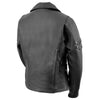 Milwaukee Leather MLL2585 Women's Black Premium Leather Motorcycle Rider Jacket with Rivets