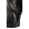 Milwaukee Leather MLM1502 Men's Black Premium Leather Vented Motorcycle Biker Jacket w/ Cool-Tec Leather Treatment Tech