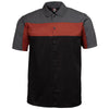 MMCC Men's Pit Stop Classic Mechanic Button Up Shirt - Dual Chest Pockets - Microfiber Panel - Rider Ready - MMC16010