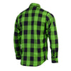 Milwaukee Leather Men’s Plaid Flannel Long Sleeve Shirt with Chest Pockets